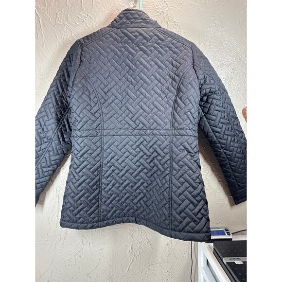 Big Chill Women's Black Faux Quilt Insulated Jacket Coat Size Small - Picture 2 of 5